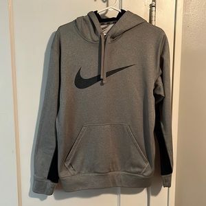 Men’s Nike therma-fit hoodie (grey, size small)